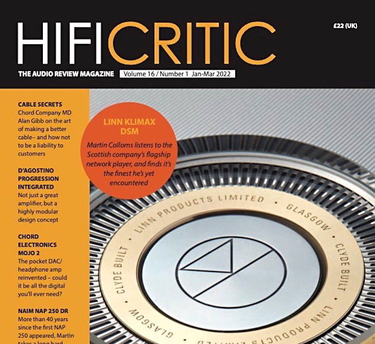 „HIFICRITIC” Vol.16/No.1 ⸜ Jan-Mar 2022. Pierwszy w 2022 roku numer magazynu