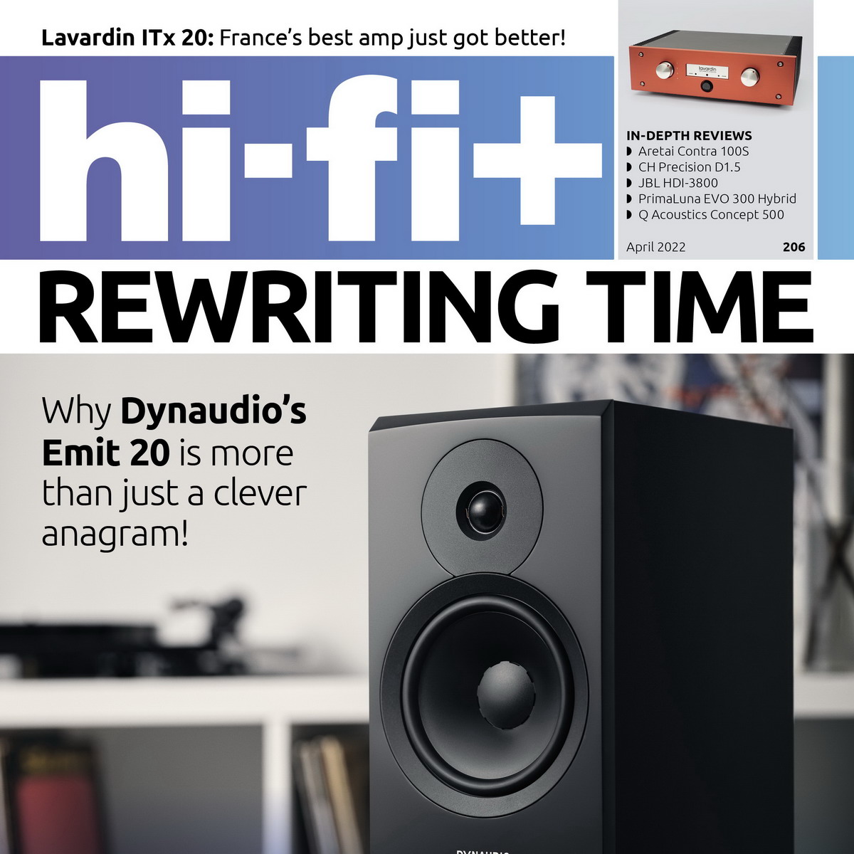 „HI-FI+” Issue 206 ⸜ April 2022. Nowy wygląd i logo miesięcznika