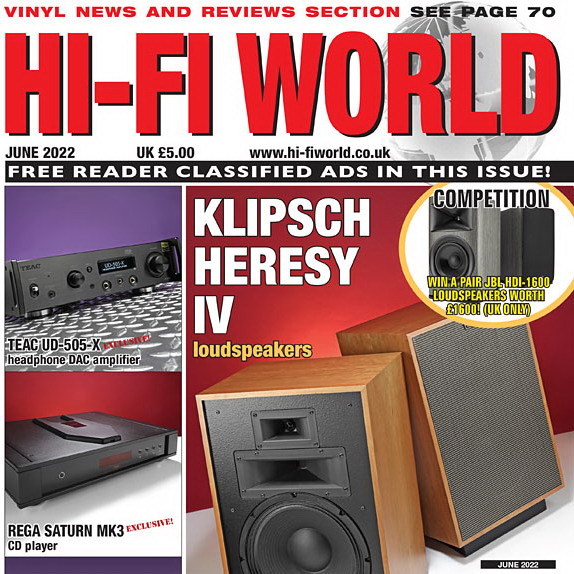 „Hi-Fi World” JUNE 2022. Czerwcowy numer brytyjskiego magazynu