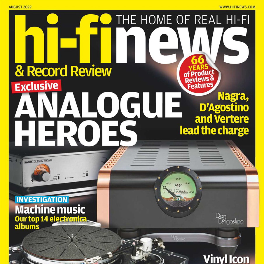 „HI-FI NEWS” Vol. 67 No. 8 ⸜ August 2022