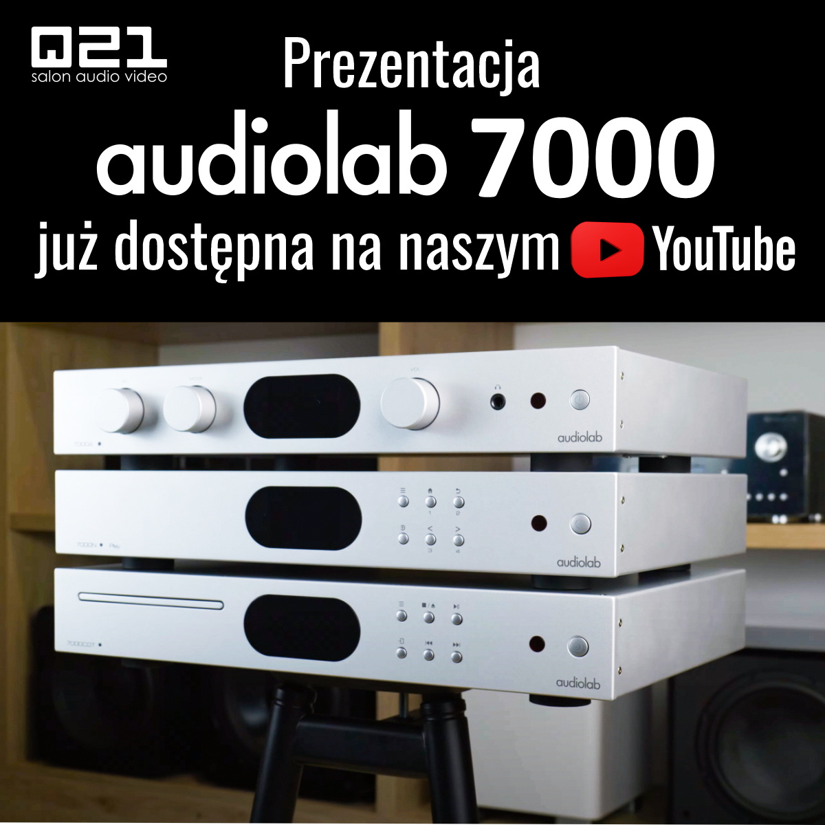 Film Q21 o serii 7000 firmy Audiolab