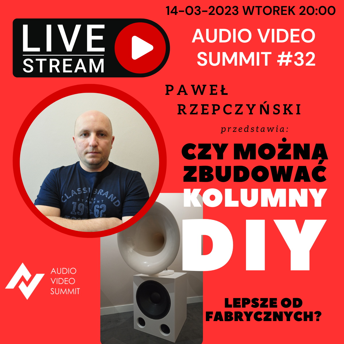 Audio Video Summit #32: Czy można zbudować kolumny DIY lepsze od fabrycznych?