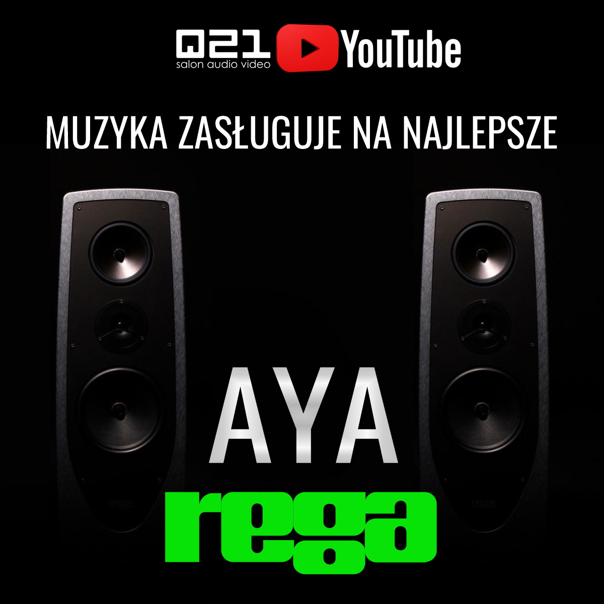 Rega Aya ⸜ kolumny głośnikowe. Film Q21 na YouTube