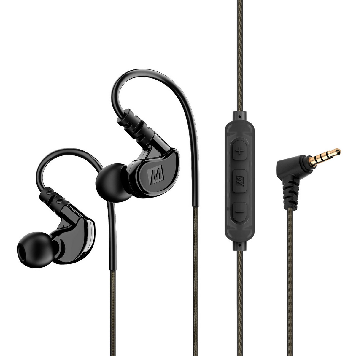 MEE audio M6 R3 ⸜ sportowe słuchawki przewodowe z pilotem